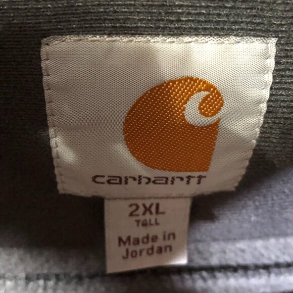 Carhartt Dalton Full‑Zip Fleece Jacket 103832‑036 Shadow Heather Men’s Size XXL - Picture 13 of 16
